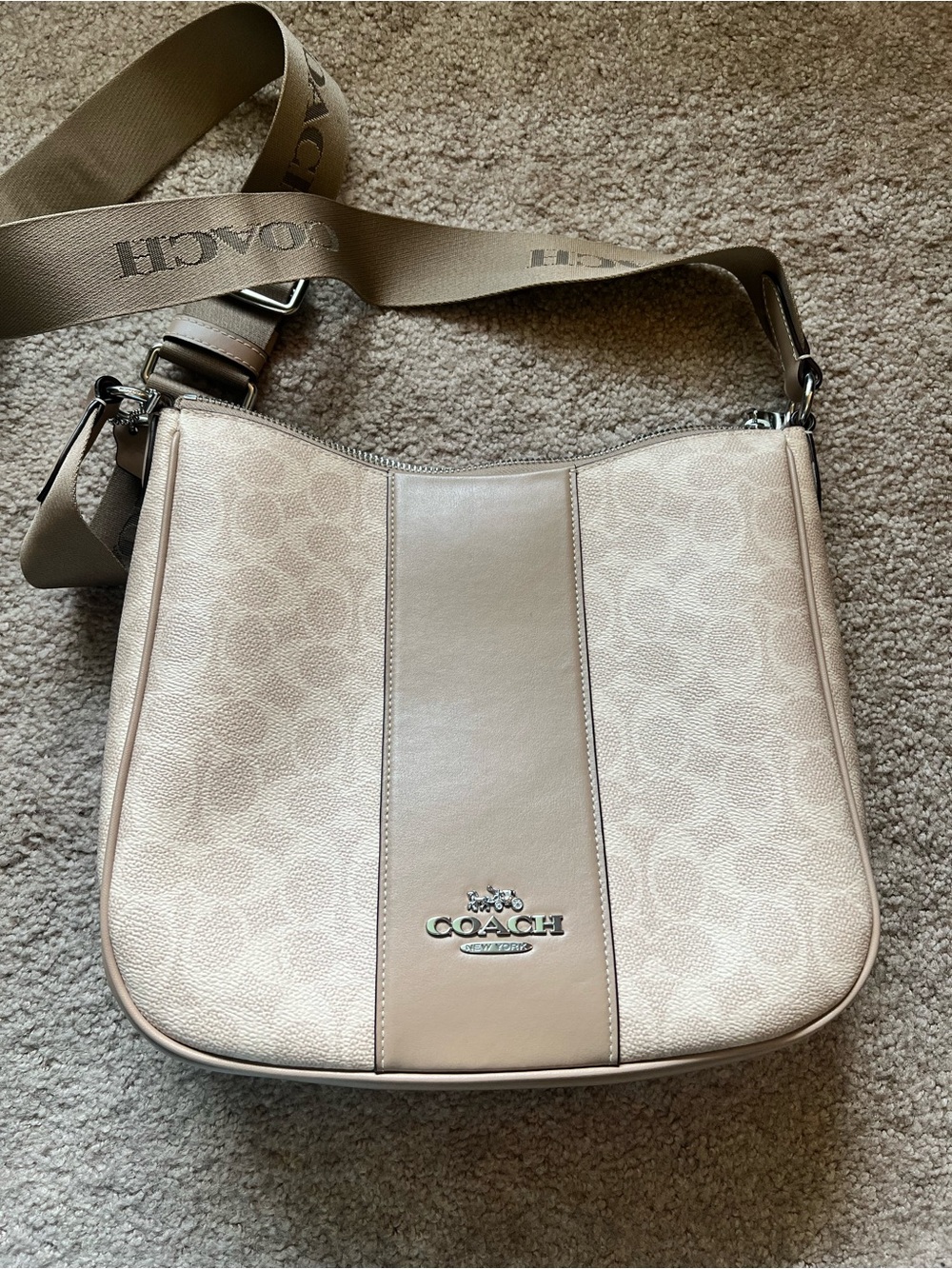 Coach Ellie File Signature Crossbody